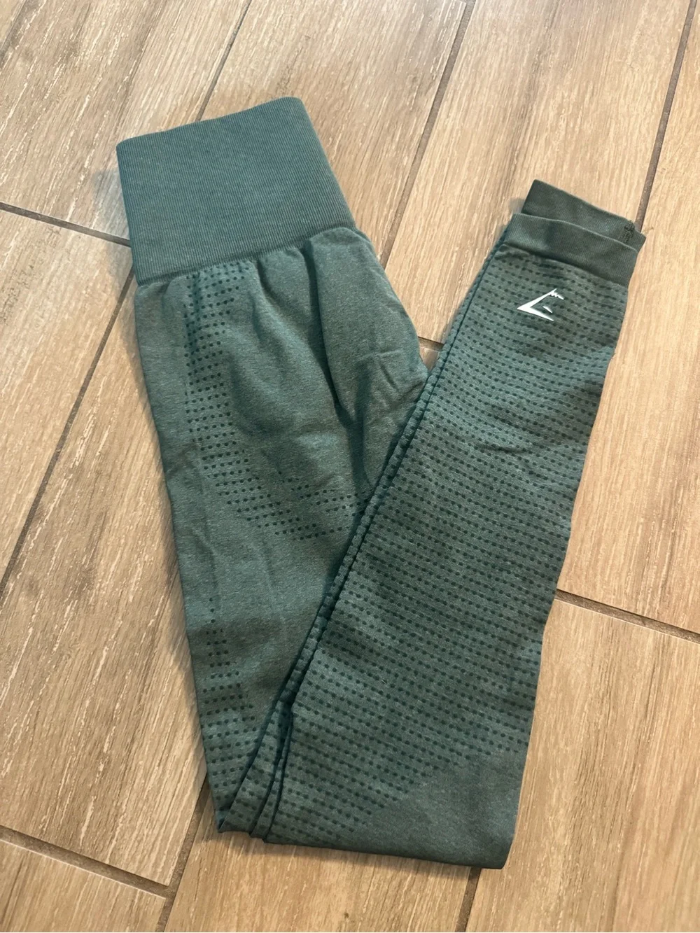 Gymshark Dark Green Seamless High-Waist Leggings